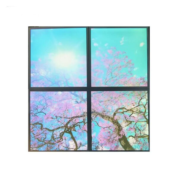 SKY Panel 60x60cms With Cherry Blossom Trees 2D Effect (4 Pcs Set)