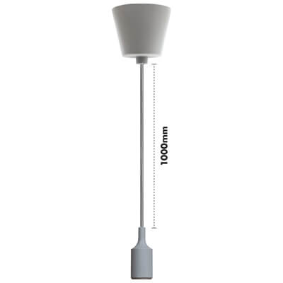 Modern E27 Silicone Pendant Lamp holder