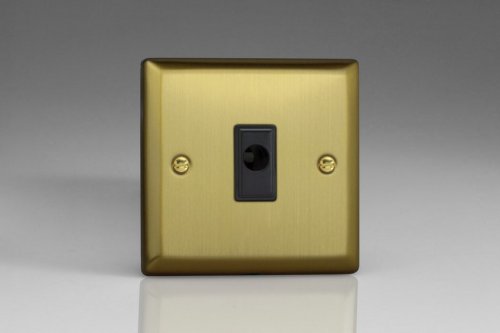 Varilight Flex Outlet 16 Amp with Cable Clamp Urban Brushed Brass Effect Finish