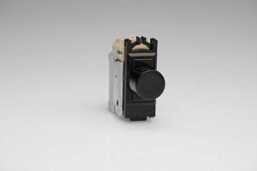 GH0B  is a Black 1 Gang, Push On/Off Non-Dimming (Dummy Dimmer)  module for Varilight power grid plates.
